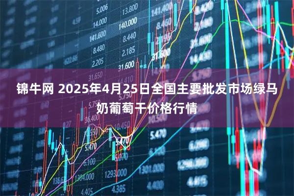 锦牛网 2025年4月25日全国主要批发市场绿马奶葡萄干价格行情