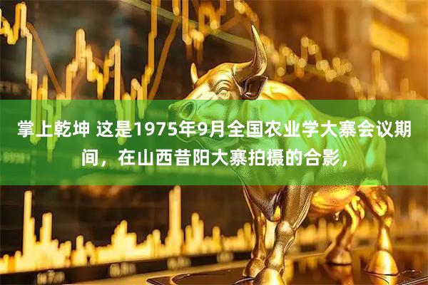 掌上乾坤 这是1975年9月全国农业学大寨会议期间，在山西昔阳大寨拍摄的合影，